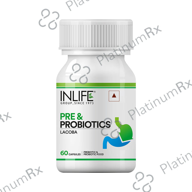 Inlife Pre and Probiotics for Gut Health - Capsule