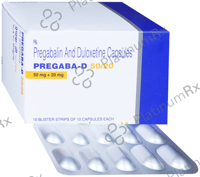 Pregaba-D 50/20 10's