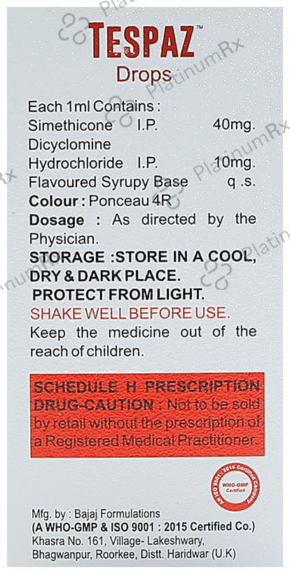 Tespaz Oral Drops