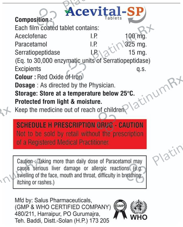 Acevital SP Tablet 10s