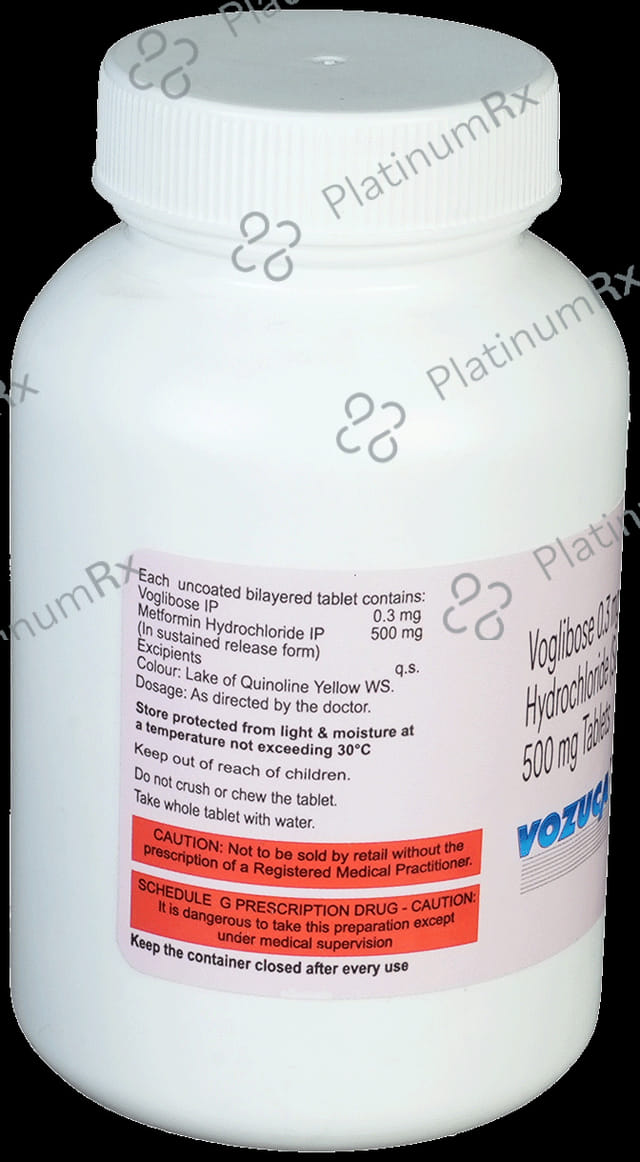 Vozuca M 500/0.3mg Tablet SR 60s