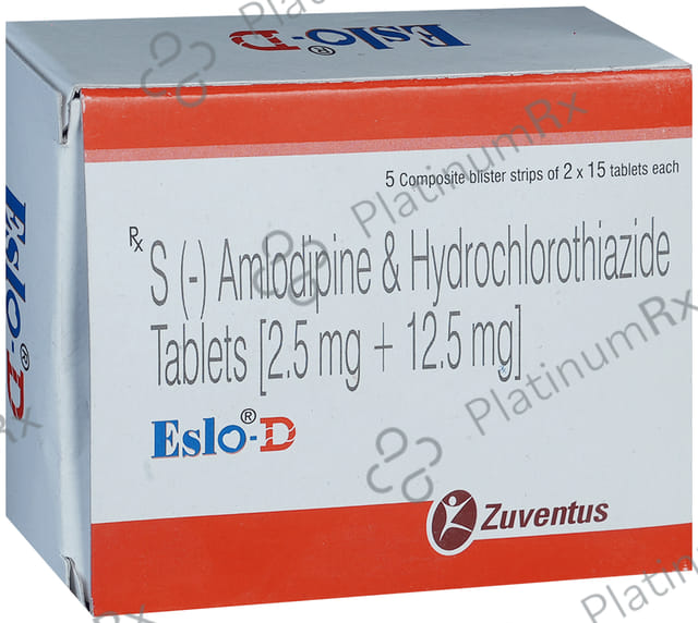 Eslo D 2.5/12.5mg Tablet 15s
