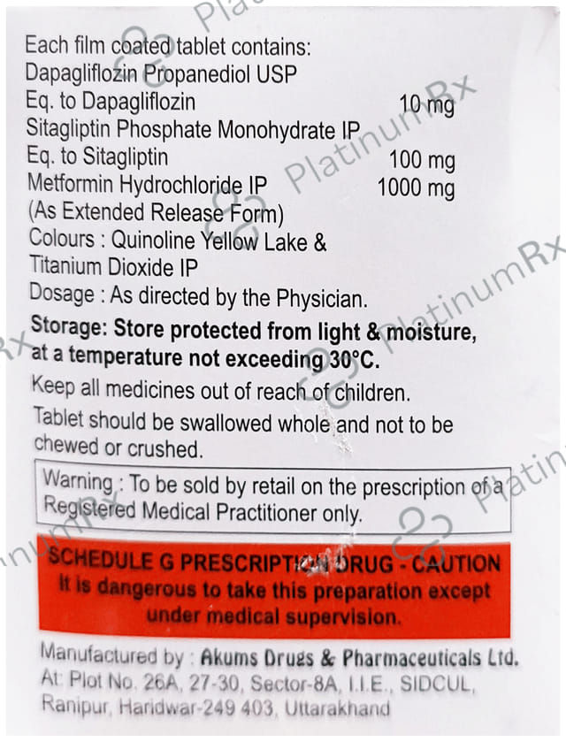 Dapamist SM Forte 10 Tablet ER 10s
