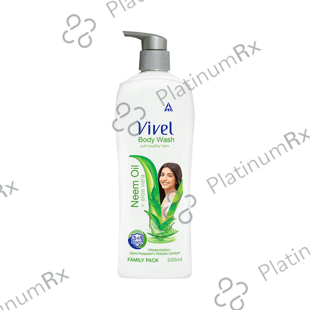 Vivel Neem Oil + Aloe Vera Family Pack Body Wash