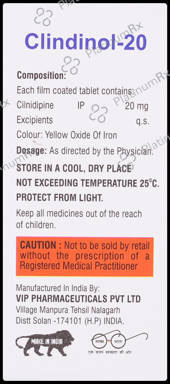 Clindinol 20mg Tablet