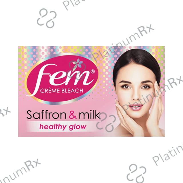 Fem Saffron & Milk Bleach Cream 64gm