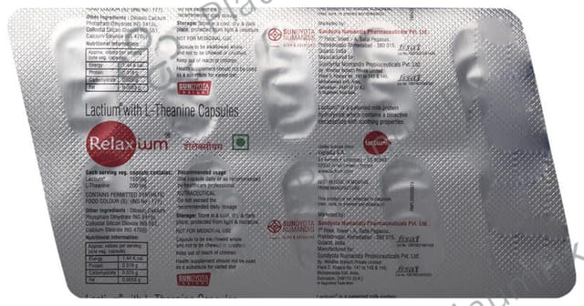 Relaxium Lactium Capsule 15 Capsule