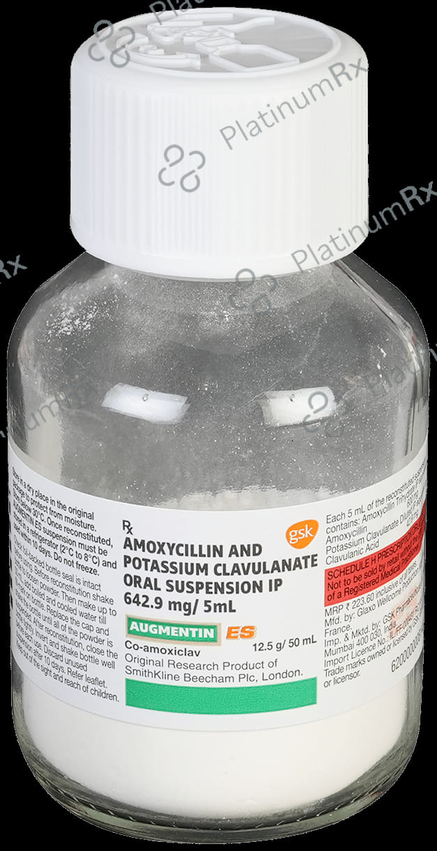 Augmentin ES 600/42.9mg Oral Suspension 50ml