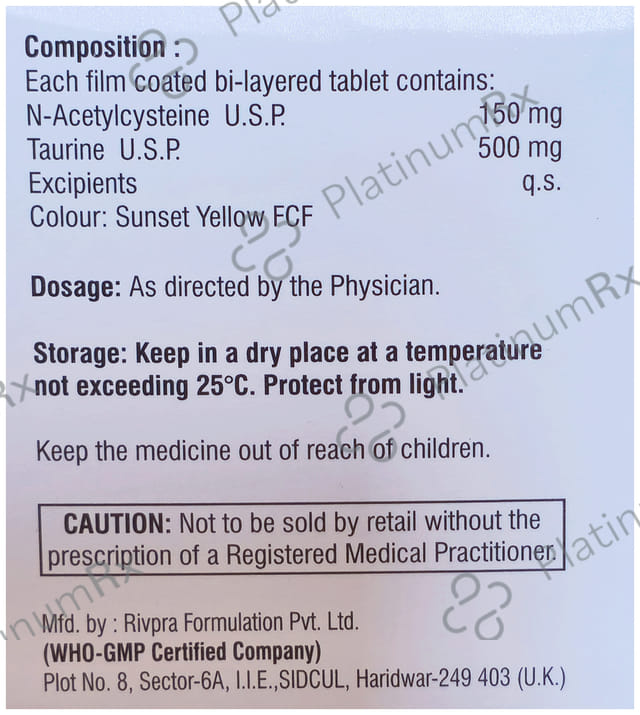 Renamsafe 150/500mg Tablet 10s
