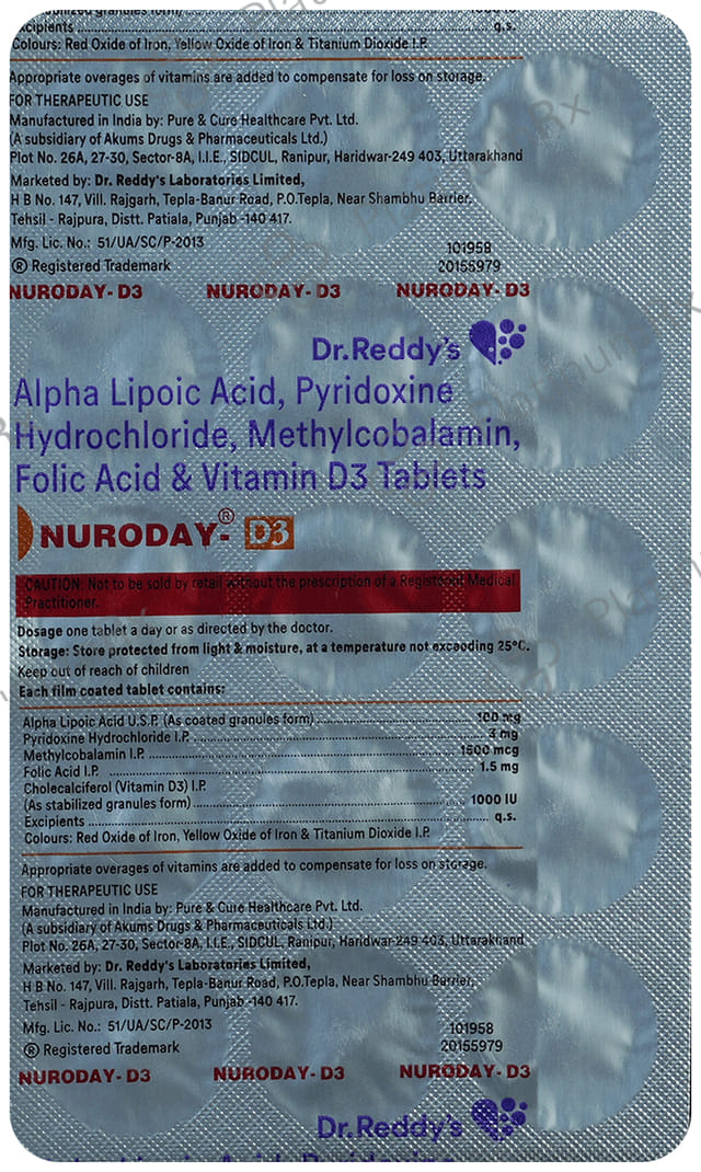 Nuroday D3 Tablet 15s