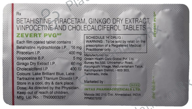 Zevert Pvg NF Tablet 10s