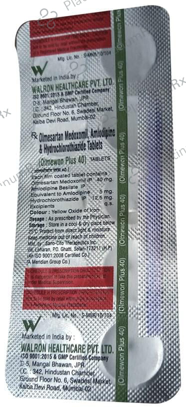 Olmewon Plus 40 Tablet