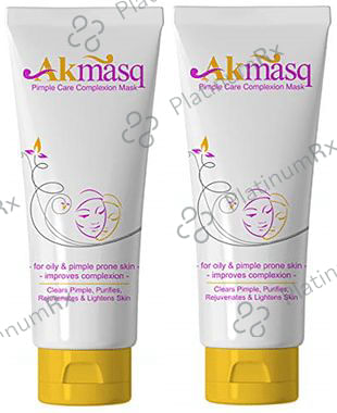 Akmasq Pimple Care Complexion Mask (75gm Each) 2 Tube