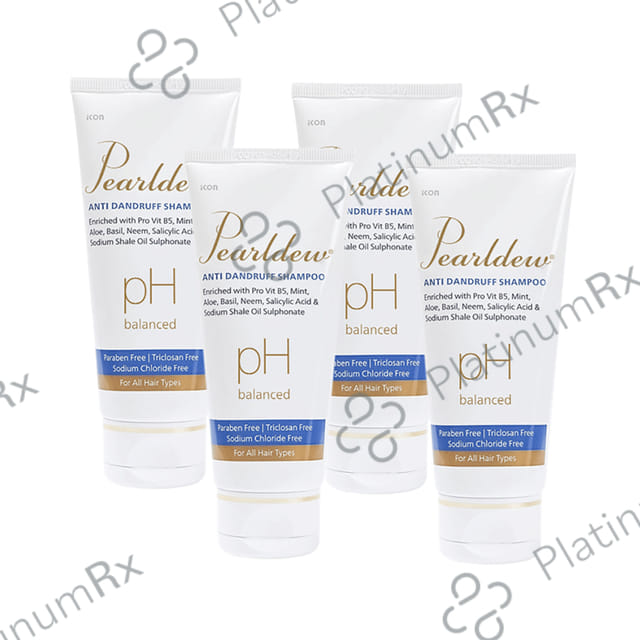 Pearldew Anti Dandruff Shampoo (100ml Each) 4 Tubes