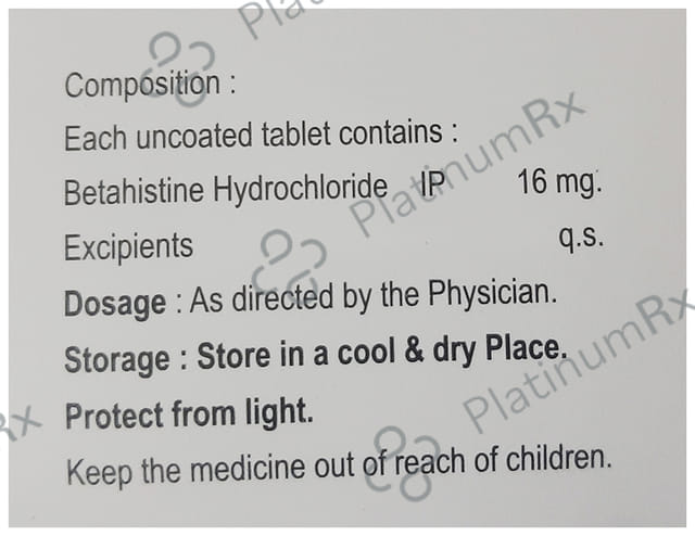 Histigo 16mg Tablet 10s