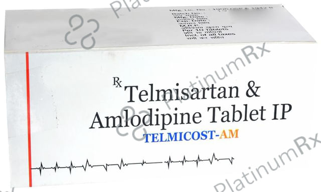 Telmicost-AM Tablet 10 Tablet Lamicon Pharma Pvt