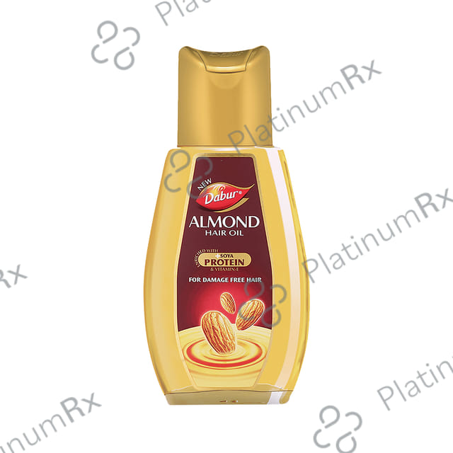 Dabur Almond Hair Oil with Soya Protein & Vitamin E - For Damage Free Hair 500 ml
