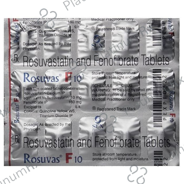 Rosuvas F 10/160mg Tablet 15s