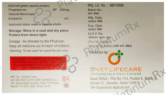 Onxygest 200 Softgel Capsule