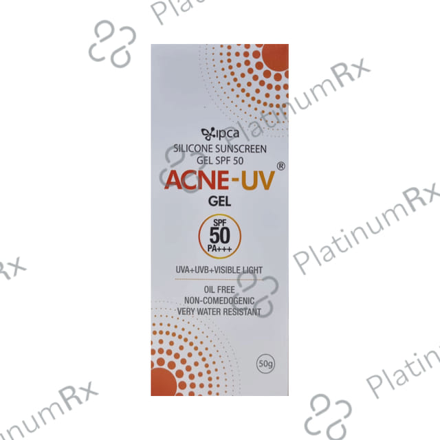 Acne UV Sunscreen SPF 50+ PA+++ Gel 50gm
