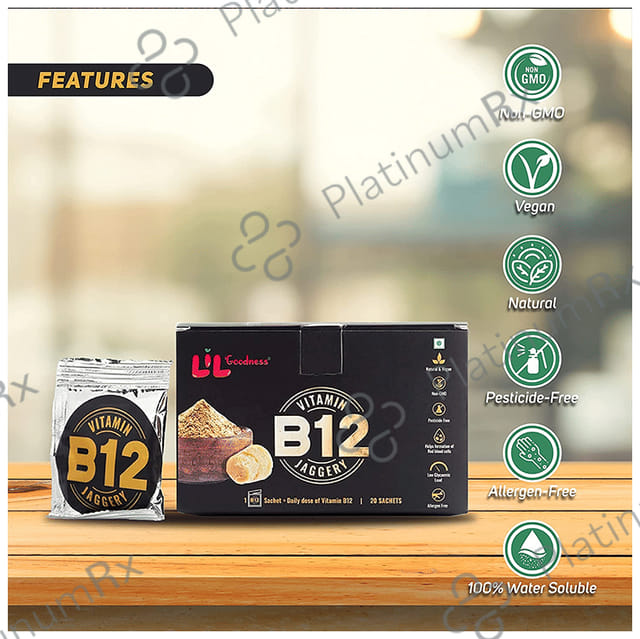 Lil Goodness Vitamin B12 Jaggery Sachet (5gm Each)