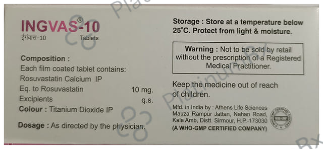 Ingvas 10mg Tablet