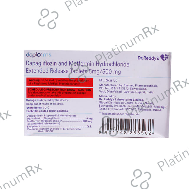 Daplo S 5/50mg Tablet 10s