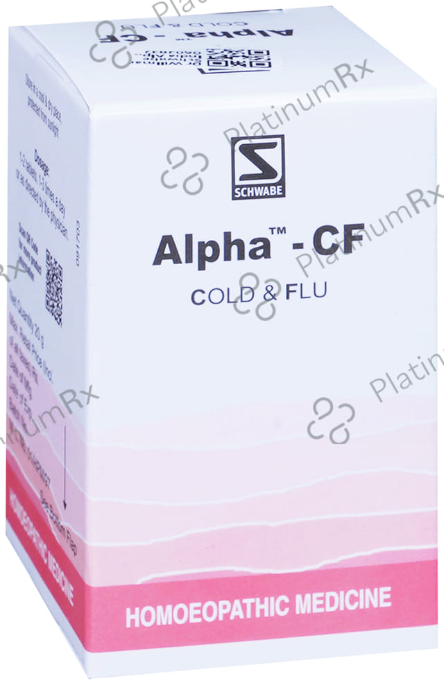 Dr Willmar Schwabe India Alpha - CF Tablet