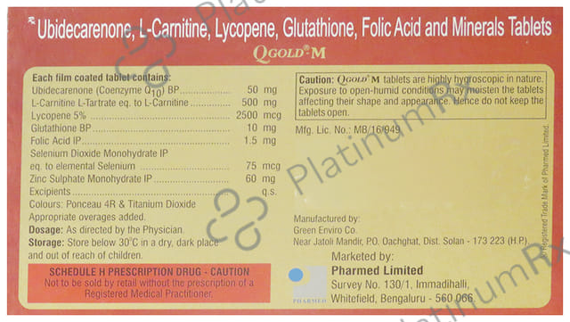 Qgold M Tablet 10s