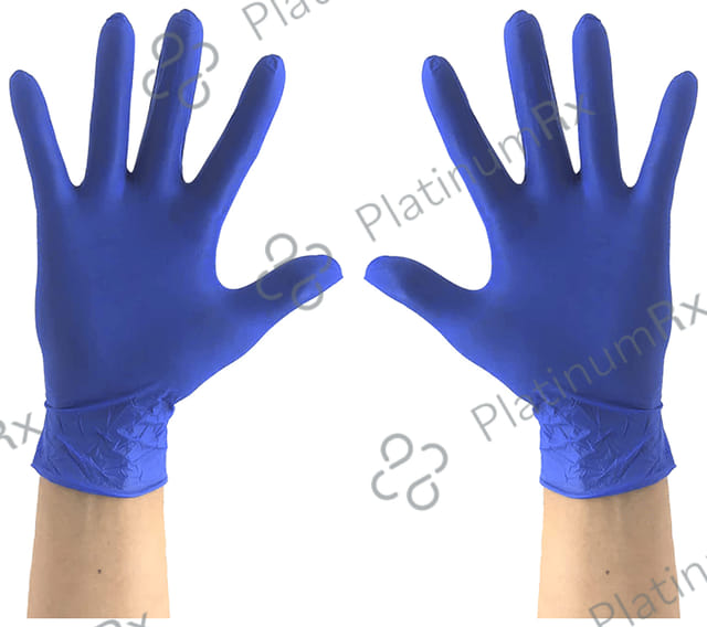Glovent Nitrile Examination Gloves Powder Free Large