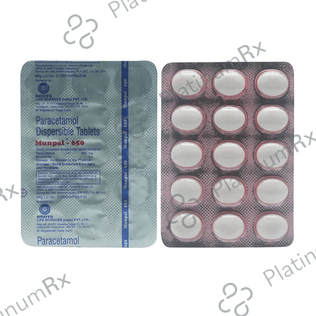 Munpal 650mg Tablet 15 tablets