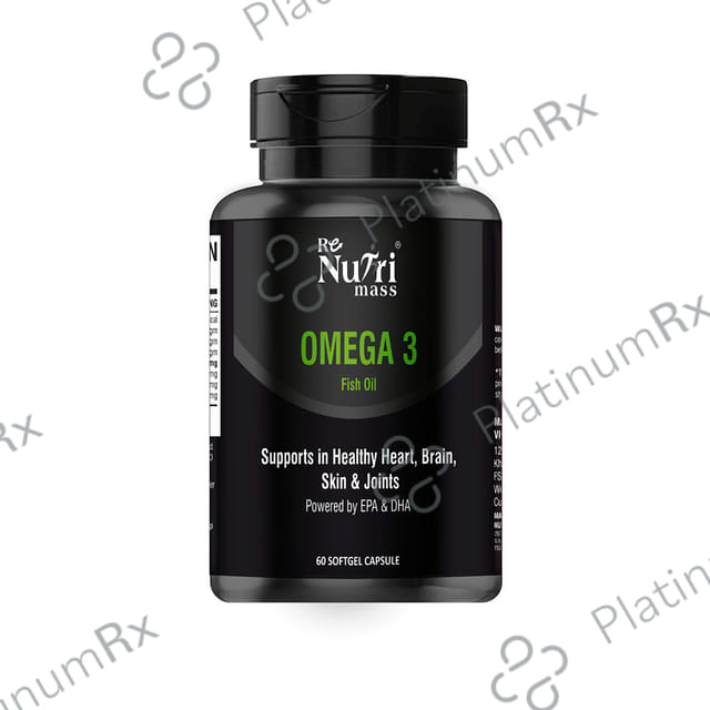 Re Nutri Mass Omega 3 Fish Oil Sofgel Capsule 60s