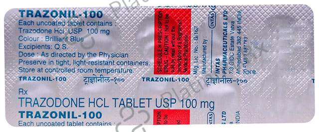 Trazonil 100mg Tablet 10s