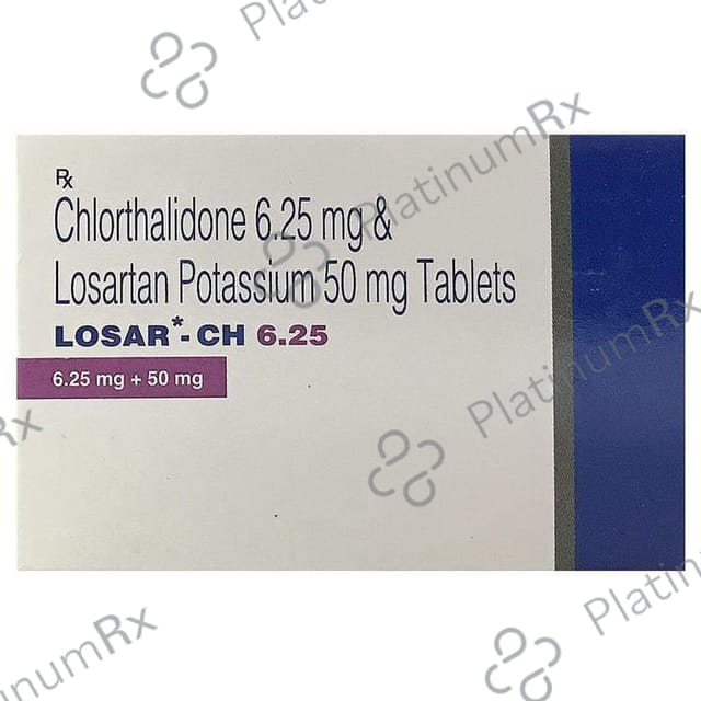 Losar CH 6.25/50mg Tablet 10s