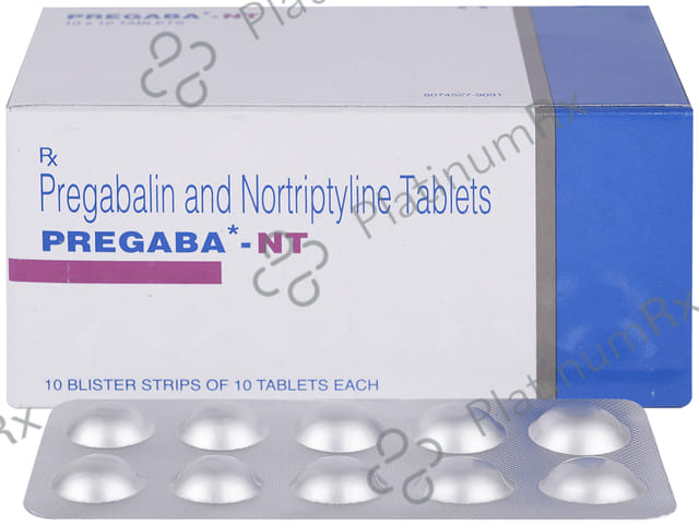 Pregaba NT 75 mg/10 mg Tablet