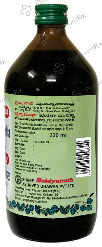Baidyanath Punarnavaristha 220ml