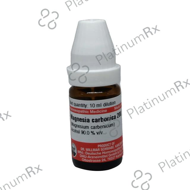 Dr Willmar Schwabe Germany Magnesia Carbonica (Magnesium Carbonicum) Dilution 200