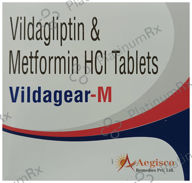 Vildagear M 500/50mg Tablet 15s