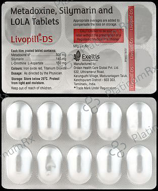 Livopill DS 150/500/140mg Tablet 10s