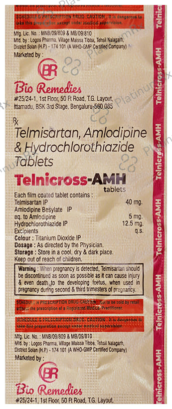 Telnicross AMH Tablet 10s