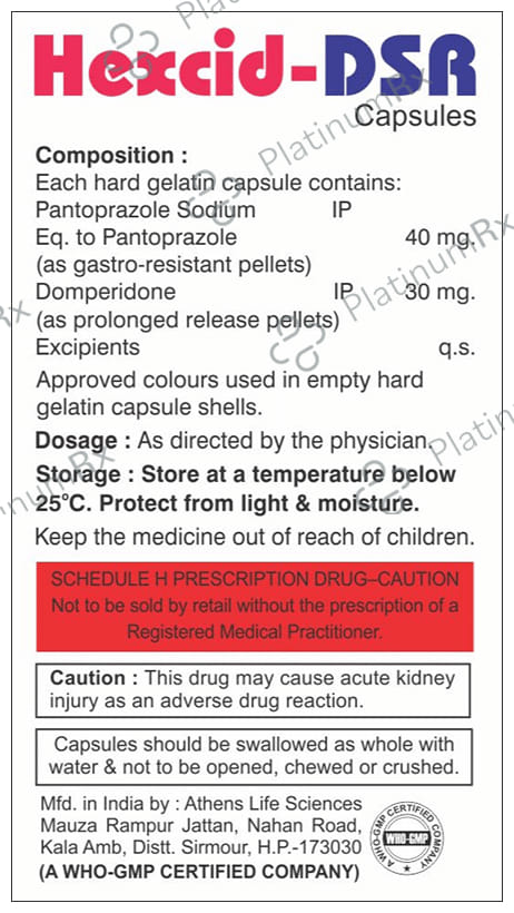 Hexcid DSR Capsule 10s
