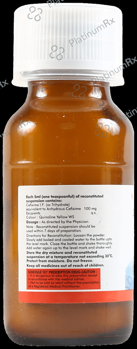 Cefaglen Forte 100mg Dry Syrup 30ml