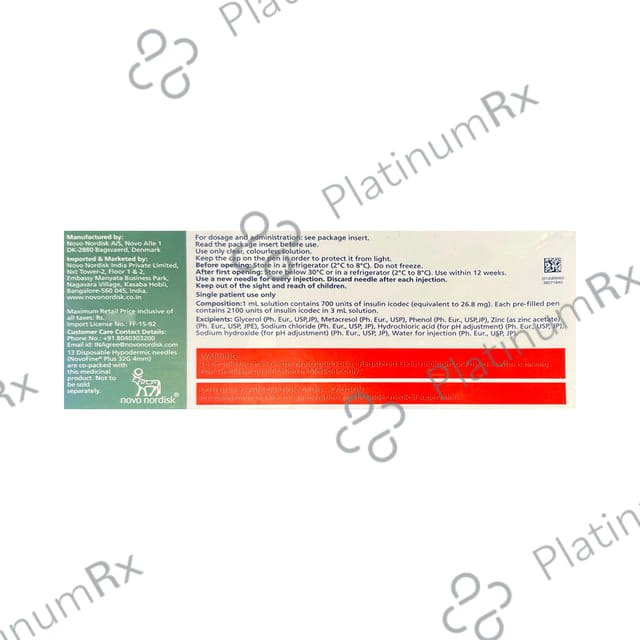 Awiqli 2100 Units FlexTouch Prefilled Pen 1x3ml