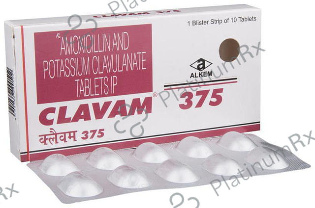 Clavam 375mg Tablet 10s