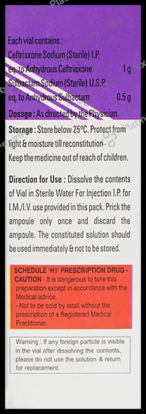 Cefhuron S 1.5gm Injection