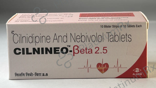 Cilnineo Beta 2.5/10mg Tablet 10s