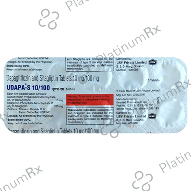 Udapa S 10/100mg Tablet 10s