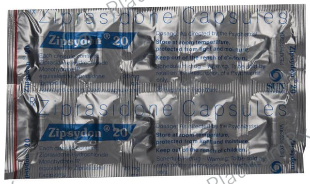 Zipsydon 20mg Capsule 10s