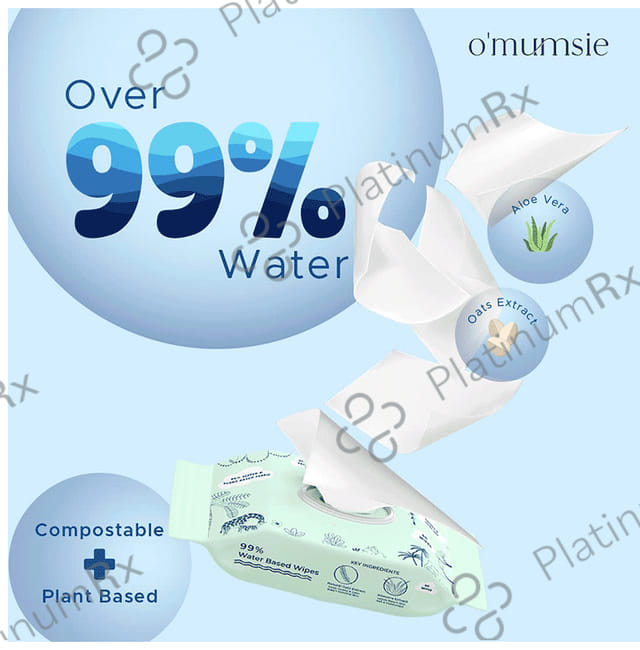 O'mumsie Soft as Snowball Baby Wipes