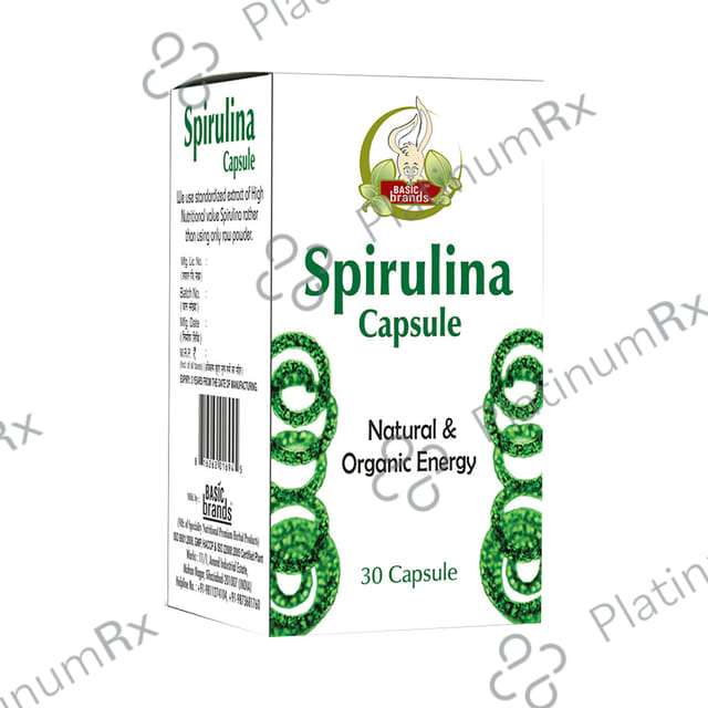 Basic Ayurveda Spirulina Capsule